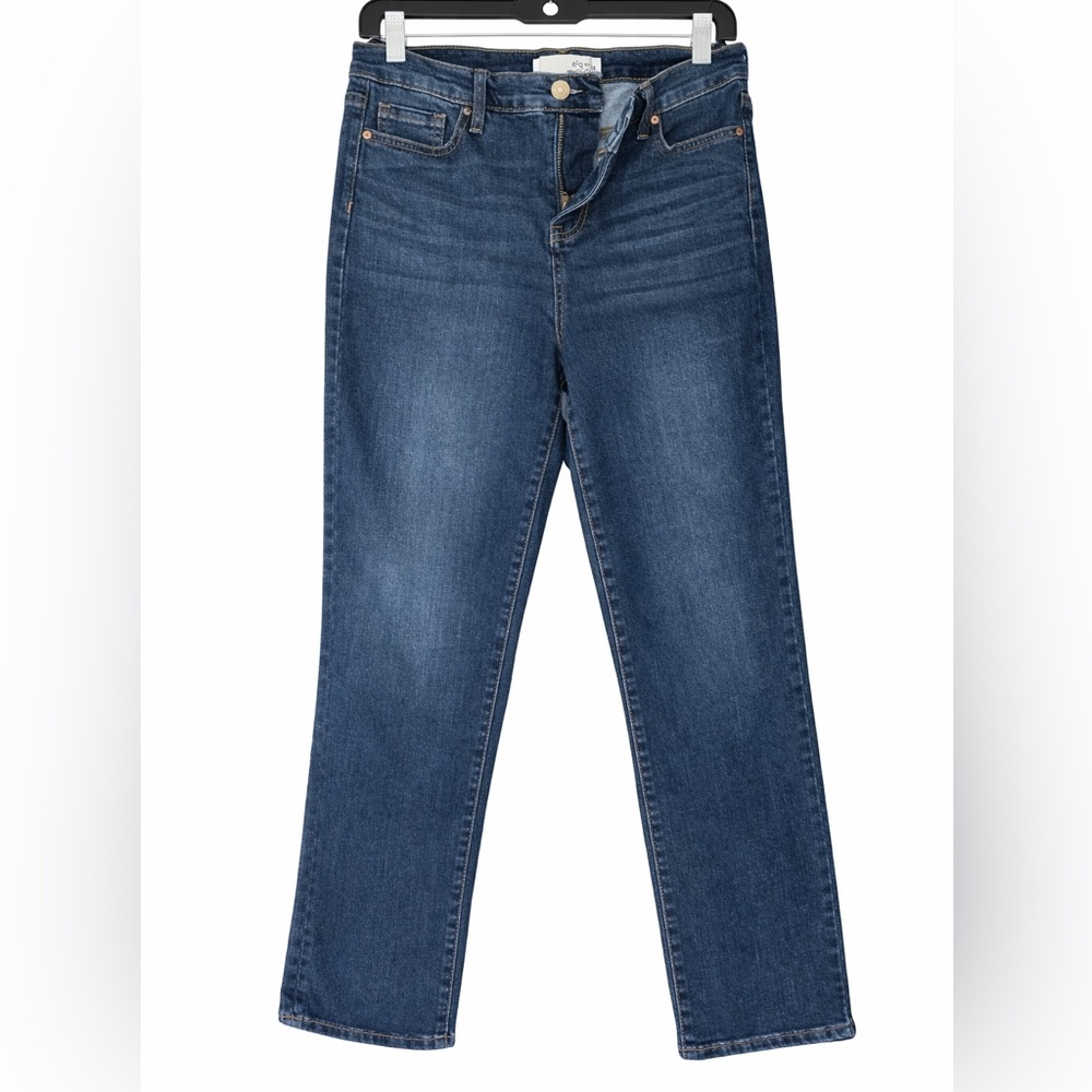 Ella Moss Dark Blue Straight Leg Jeans